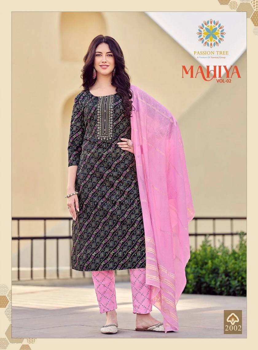 Passion Tree Mahiya Vol 2 Rayon Wholesale Readymade Salwar Suit Catalog — Wholesale Salwar Suits, MPA wholesale from Surat - Gallery Image 7